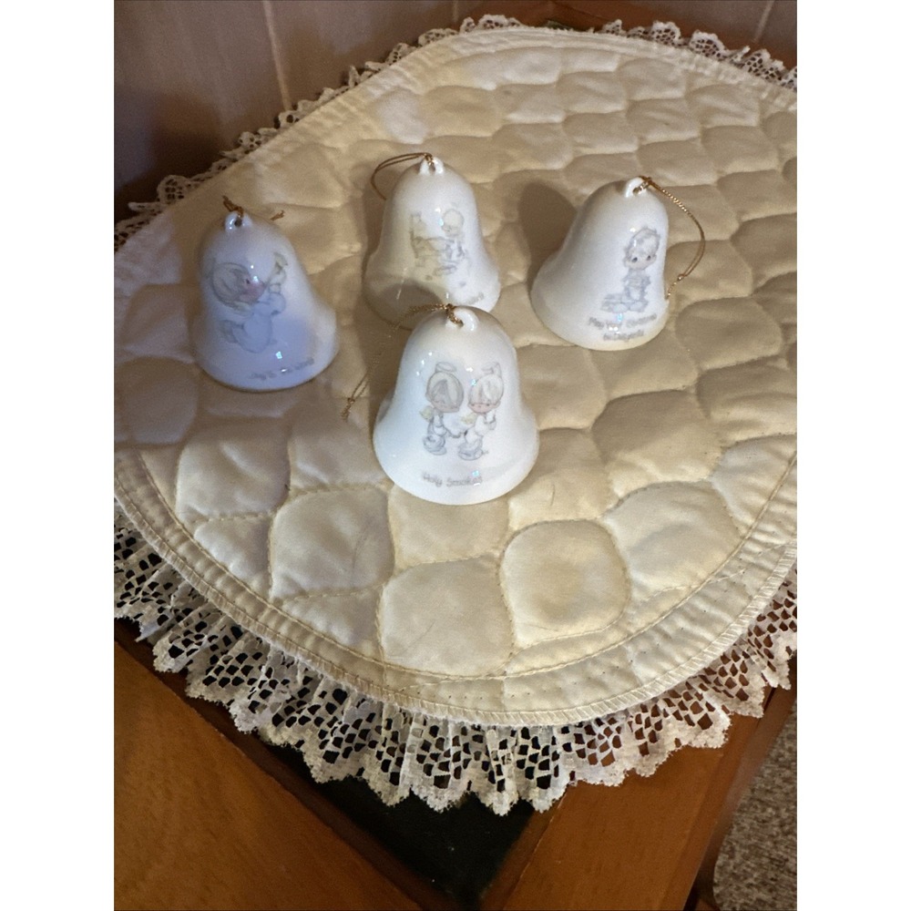 Precious Moments Collectible Bells,‎  Set Of 4.